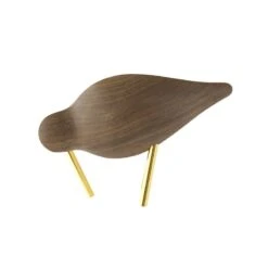 Normann Copenhagen Shorebird, Klein, Walnuss - Messing