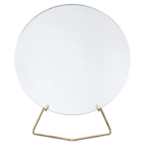 Moebe Stehspiegel 30 Cm, Messing 2 Moebe Stehspiegel 30 Cm, Messing -Dekorative Kunst 107Moebe 19 TH