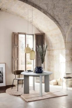 Ferm LIVING Getufteter View Teppich, Beige -Dekorative Kunst 113 2127