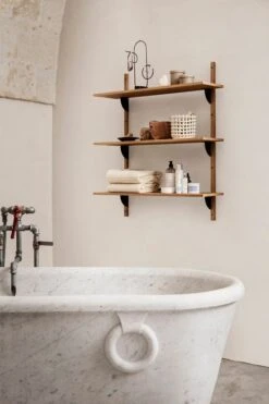 Ferm LIVING Ceramic Korb, Klein, Gebrochen Weiß -Dekorative Kunst 126 0023