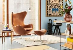 Fritz Hansen Dots Teppich, 150 X 190 Cm -Dekorative Kunst 14399 Egg Leather Grace and Rugs Dots Balance