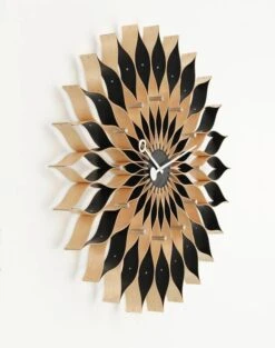 Vitra Sunflower Uhr, Birke -Dekorative Kunst 1626173 Sunflower Clock birch Side master