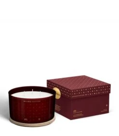 Skandinavisk Duftkerze Mit Deckel, JUL, Drei Dochte -Dekorative Kunst 20118 1 JUL CANDLE 475G