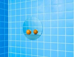 Normann Copenhagen Horizon Spiegel, Rund, Edelstahl -Dekorative Kunst 2022 Horizon Mirror Round Stainless Steel 02