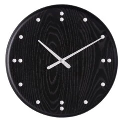 FJ Clock 35 Cm, Schwarz