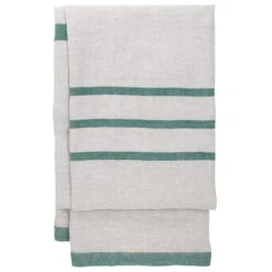 Usva Tischtuch, 150 X 260 Cm, Leinenfarben – Espengrün