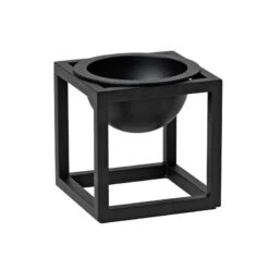 By Lassen Schale Kubus, Mini, Schwarz