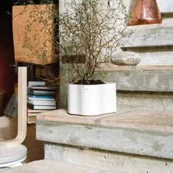 Artek Übertopf Riihitie B, Klein, Weiß Glänzend -Dekorative Kunst 399Artek iso FV