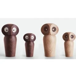 Eule, Groß, Eiche Natur -Dekorative Kunst 3AM iso HV