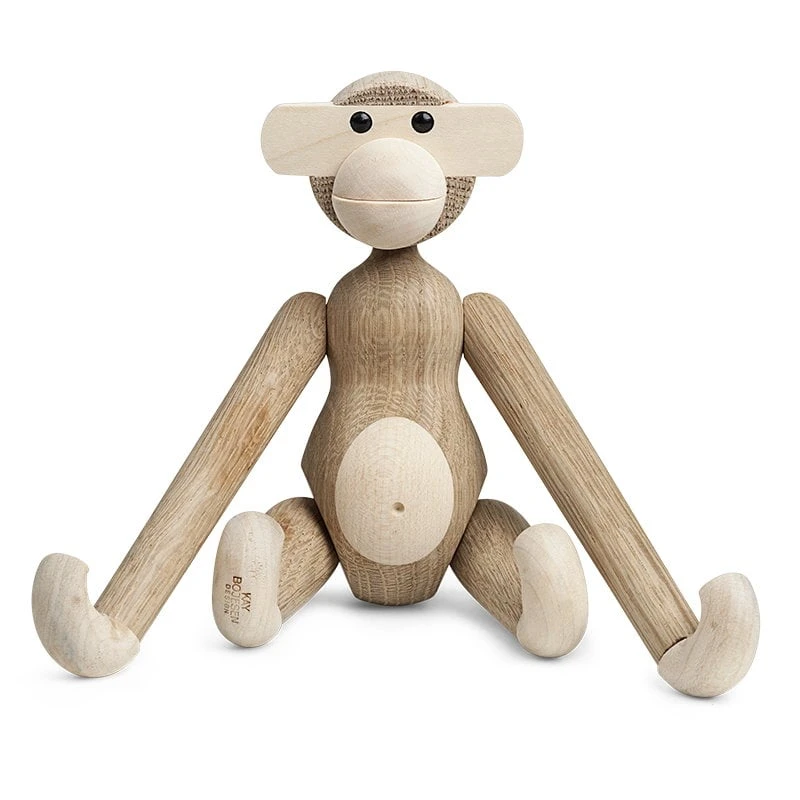 Kay Bojesen Wooden Monkey, Klein, Eiche – Ahorn 4 Kay Bojesen Wooden Monkey, Klein, Eiche – Ahorn – Bild 2