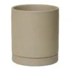 Ferm LIVING Sekki Topf, L, Sandbeige -Dekorative Kunst 4007FermLiving AK