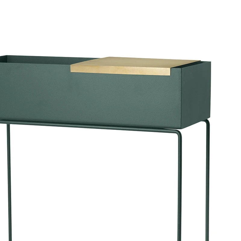 Ferm LIVING Plant Box Tablett, Messing 4 Ferm LIVING Plant Box Tablett, Messing – Bild 2