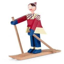 Kay Bojesen Datti Die Skiläuferin -Dekorative Kunst 40Rosendahl iso HV