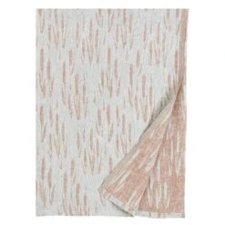 Osmankäämi Tischdecke/Überwurf, 145 x 200 cm, Grau - Zimtbraun