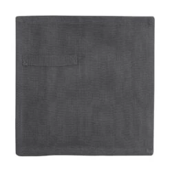 The Organic Company Everyday Stoffserviette, 4 Stück, Dunkelgrau