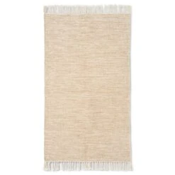 Dekorative Kunst 30 Ferm LIVING Melange Teppich, 60 X 100 Cm, Sandbeige