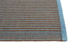 Hay Tapis Teppich, Kastanienbraun – Blau -Dekorative Kunst 541711 Tapis Mat 60x95 chestnut and blue detail