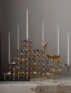 STOFF Nagel By Ester & Erik Kerzen, 6 Stück, Weiß -Dekorative Kunst 5700002166326 2