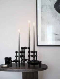 STOFF Nagel By Ester & Erik Kerzen, 6 Stück, Salbeigrün -Dekorative Kunst 5700002166357 2