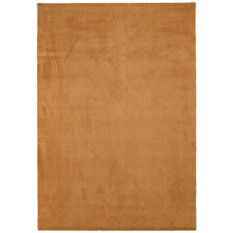Einfarbiger Uni Teppich, 90 x 130 Cm, Gedämpftes Gelb 6 Einfarbiger Uni Teppich, 90 x 130 Cm, Gedämpftes Gelb – Bild 4