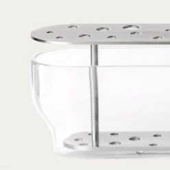 Fritz Hansen Ikebana Vase, Lang, Stahl -Dekorative Kunst 5B88968FA69845F4A018EAC14BB6D336