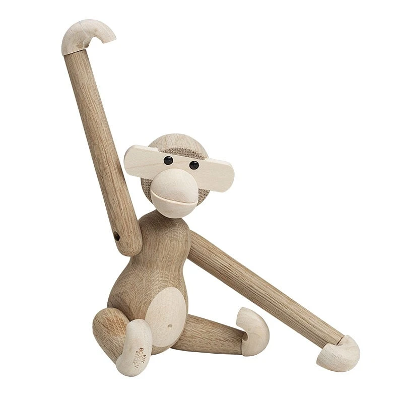 Kay Bojesen Wooden Monkey, Klein, Eiche – Ahorn 3 Kay Bojesen Wooden Monkey, Klein, Eiche – Ahorn