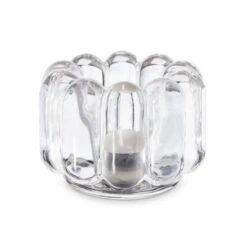 Tom Dixon Press Teelichthalter, Vertikal, Klar -Dekorative Kunst 6c06dc0c b6da 446b 8d47 6dfea64ebe17