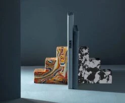 Tom Dixon Swirl Buchstützen, Stufenförmig, 2er-Set, Mehrfarbig -Dekorative Kunst 8d4492ba a957 41d8 af17 6fd089eba9ff copy