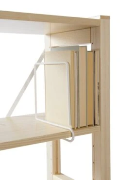 Wire Buchstütze, Quadratisch, Weiß -Dekorative Kunst A5575 neli valk2 Lundia