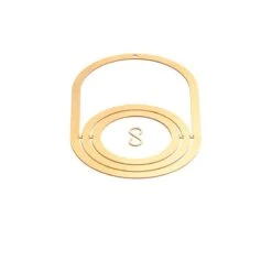 Air Pendant Pflanzenhalter, Messing -Dekorative Kunst AIR PENDANT flat