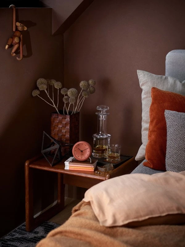 AJ City Hall Tischuhr Mit Wecker, Blasses Orange 6 AJ City Hall Tischuhr Mit Wecker, Blasses Orange – Bild 5