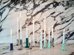 Hay Arcs Kerzenhalter, S, Dunkelblau -Dekorative Kunst Arcs Candleholder family 02