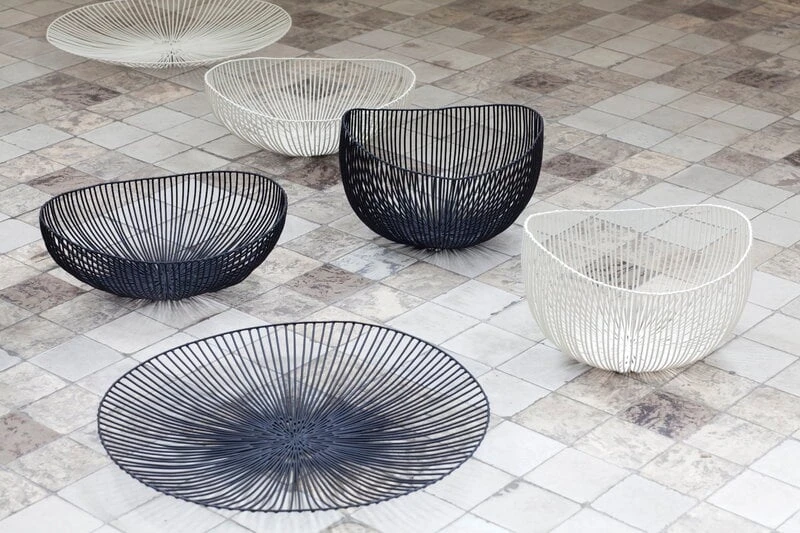 Serax Meo Korb, Oval, Schwarz 5 Serax Meo Korb, Oval, Schwarz – Bild 3