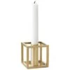 By Lassen Kubus 1 Kerzenhalter, Vergoldet -Dekorative Kunst BYBL10501role