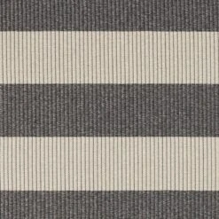 Big Stripe In-Out Teppich, Grau Melange/Sandweiß -Dekorative Kunst Big Stripe 15420205 col melange grey light sand detail in out woodnotes