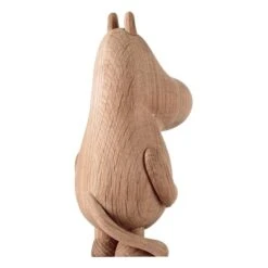 Mumin Figur, Groß, Eiche -Dekorative Kunst Boyhood Moomin x Moomintroll large 400062 d