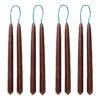 Ferm LIVING Dipped Kerze, 8 Stück, 1,2 cm, Braun