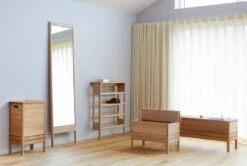 A Line Spiegel, Eiche -Dekorative Kunst FR A Line all