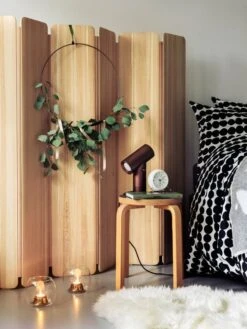 Tischuhr AJ Bankers Mit Wecker, Weiß -Dekorative Kunst Fds joulu618 media