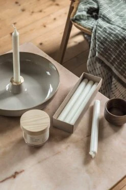 Veggie Wachskerze, Biofilia -Dekorative Kunst Fds ruoka9 lokakuu21