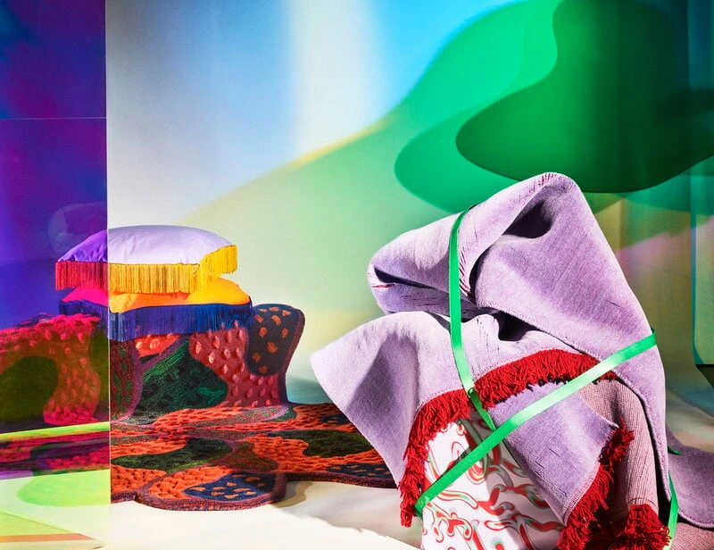 Pear Teppich, 160 x 200 cm, Rot 4 Pear Teppich, 160 x 200 cm, Rot – Bild 2