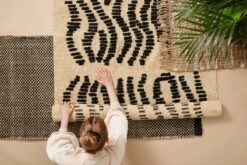 Dyyni Teppich, 200 X 300 Cm, Beige -Dekorative Kunst Finarte Dyyni recycled cotton rug mood human 2