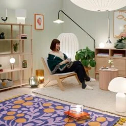 Hay Peas Random Teppich, Soft Grey -Dekorative Kunst Finnish Design Shop Lights21034 hires