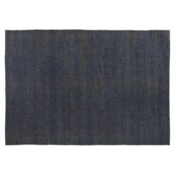 Hay Moiré Kelim Teppich, Abendblau