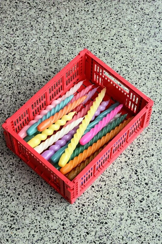 Hay Long Twist Kerze, Lila 5 Hay Long Twist Kerze, Lila – Bild 3