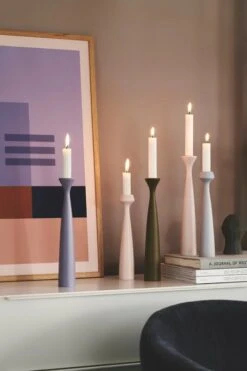 Rose Kerzenhalter, Olivgrün -Dekorative Kunst Heg Mller 200826 Applicata Nyheder20082 copy