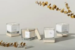 Veggie Wachskerze, Smoke Sauna 9 Veggie Wachskerze, Smoke Sauna -Dekorative Kunst Hetkinen Mood Veggie candle square horizontal web 1296x