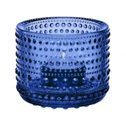 Iittala Kastehelmi Teelichthalter, 64 mm, Ultramarinblau