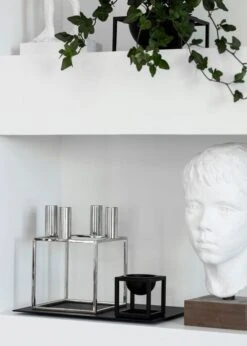 By Lassen Schale Kubus Centrepiece, Klein, Schwarz -Dekorative Kunst IMGL6948 1