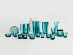 Iittala Votiv Valkea, Meerblau -Dekorative Kunst Iittala 2019 seablue group